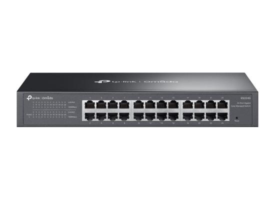TP-Link Omada ES224G 24-Port Omada Gigabit Easy Managed Switch Durable metal casing & desktop/rack mounting design